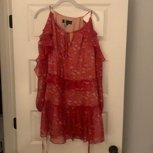 Red and pink Adelyn Rae dress